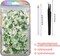 50g Mix Flatback Rhinestones Half Pearls for Crafts Mixed Size 3mm-10mm Flat Back Rhinestones for Crafts Flatback Pearls for DIY Tumblers Mugs Nail Art Shoes Clothes (Fresh Green Series)
